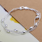 925 Silver Bead Chain Bracelet