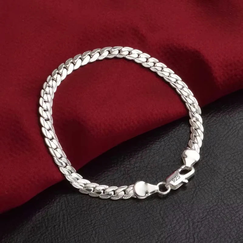 The Everyday Essential: Sterling Silver Flat Link Bracelet