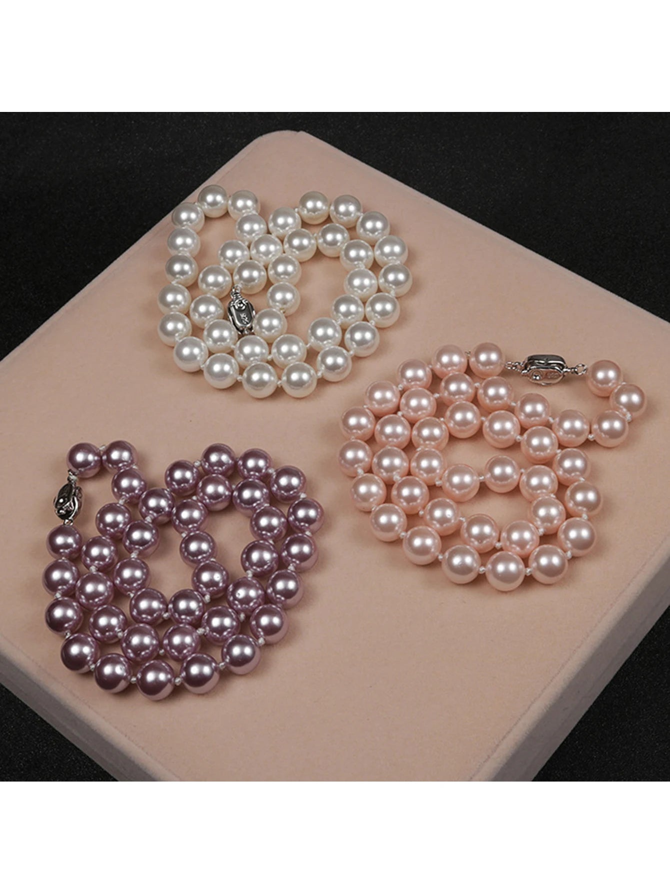 45cm Round Pearls Necklace