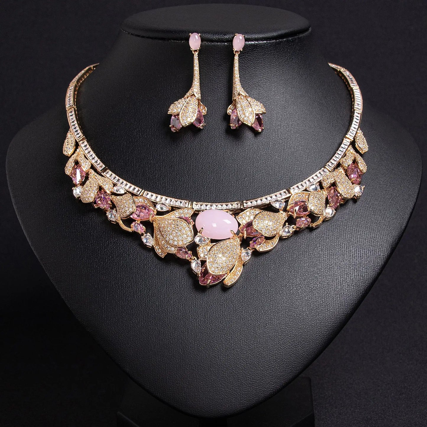 Luxury Leaf Jewellery Set