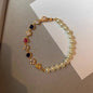S925 Blue & Purple Gemstone Bracelet