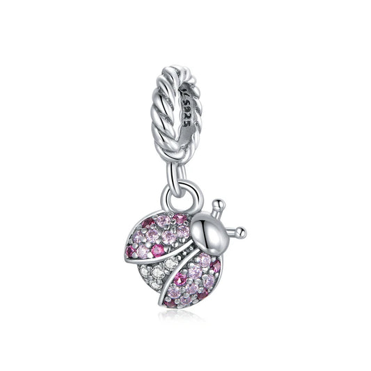 925 Sterling Silver Ladybug Pendant