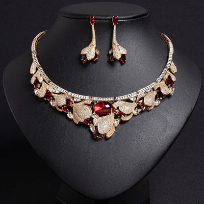 Luxury Leaf Jewellery Set