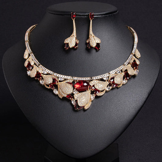 Luxury Leaf Jewellery Set