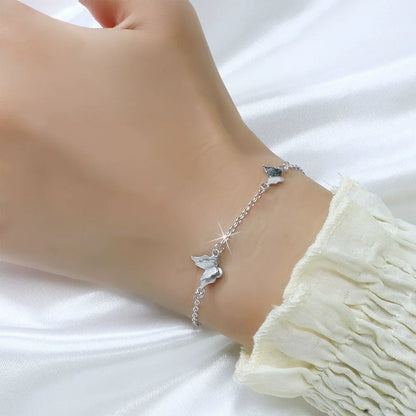 925 Sterling Silver Butterfly Bracelet