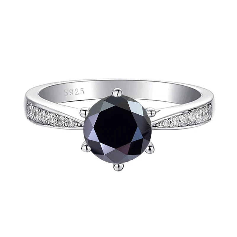 Green Moissanite Ring for Women