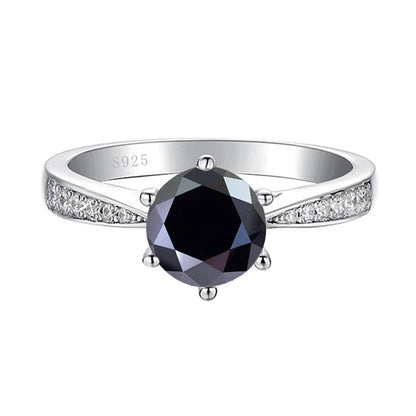 Green Moissanite Ring for Women