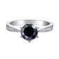 Green Moissanite Ring for Women