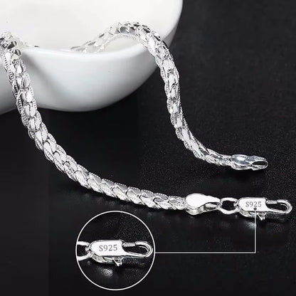 The Everyday Essential: Sterling Silver Flat Link Bracelet