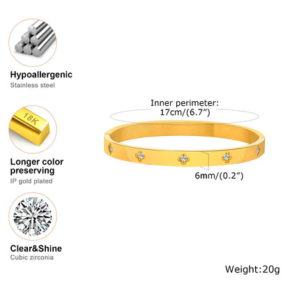 18K Gold Plated Love Friendship Bracelet