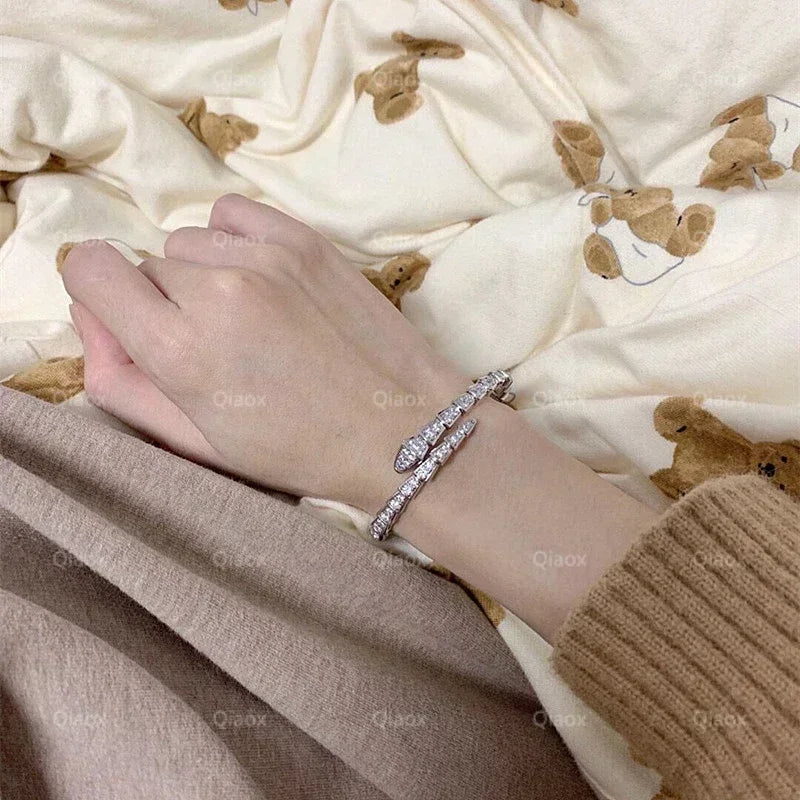 S925 Snake Bone Bracelet