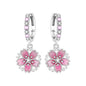 Original S925 Blue Iris Flower Earrings
