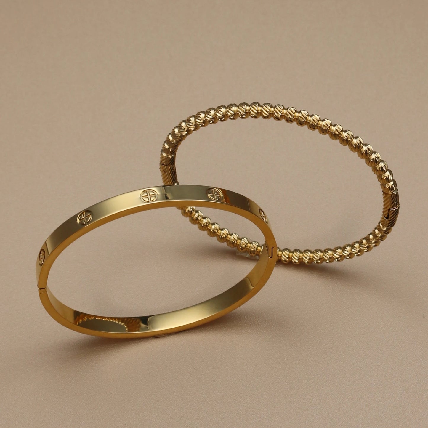 Stainless Steel Gold Colour Waterproof Bracelet