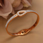 Exquisite Crystal Hollow Water Drop Bracelet
