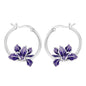 Original S925 Blue Iris Flower Earrings