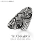 Maori Cultural Tattoo Ornament Ring