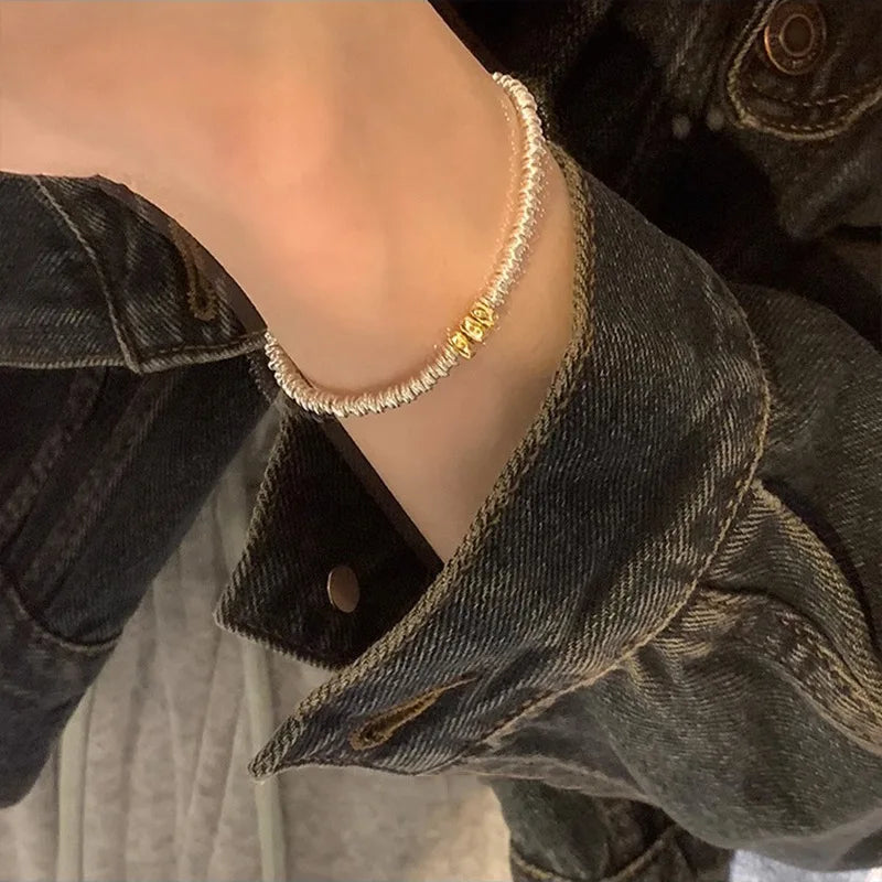 Vintage Simple Small Stone Bracelet