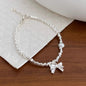 925 Sterling Silver Zircon Love Heart Bracelet