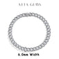 D VVS1 Full Moissanite 925 Sterling Silver 18k Gold Plated Tennis Bracelet