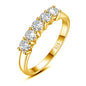 5pcs Moissanite Diamond Ring