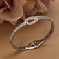 Exquisite Crystal Hollow Water Drop Bracelet