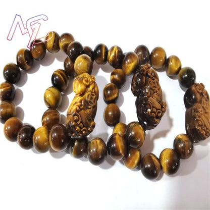 Natural Tiger Eye Pixiu Bracelet