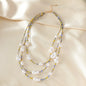 Natural Seashell Beaded Necklace
