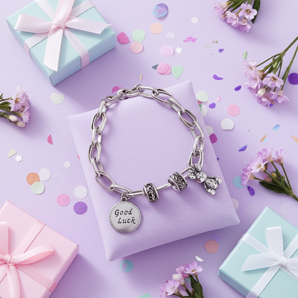 925 Sterling Silver Bracelets with Rabbit Charm