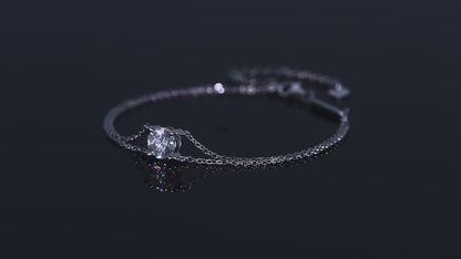 S925 6.5mm 1ct Moissanite Bracelet